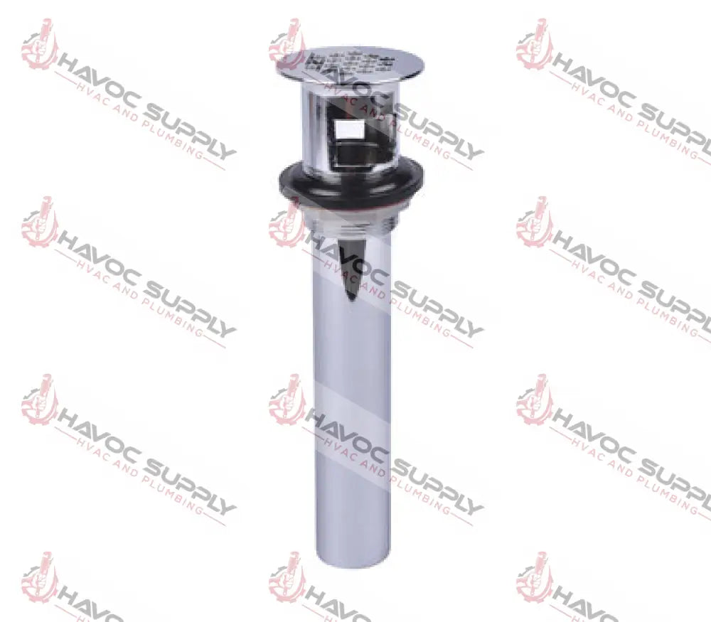 1-1/4" X 6" CHROME TAIL PIECE WITH GRID - HAVOC SUPPLY, LLC