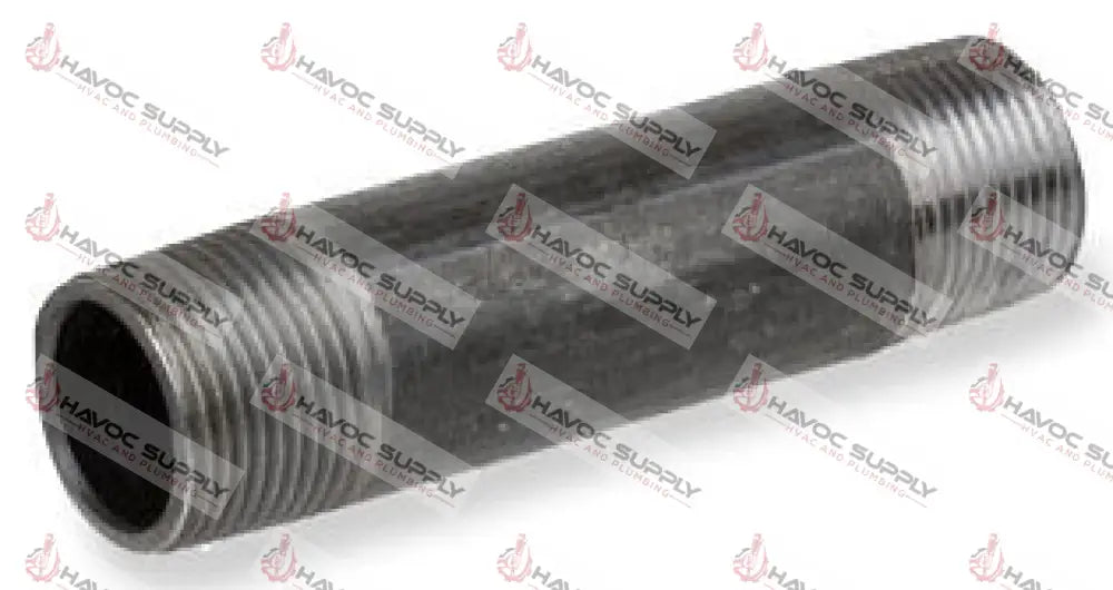 112N6 - 1-1/2" X 6" SCH40 BLACK PIPE NIPPLE - HAVOC SUPPLY, LLC