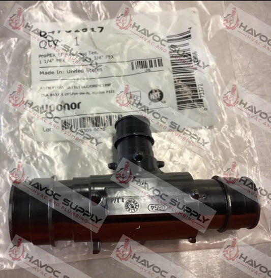 114X1X34WBT - 1-1/4" X 1" X 3/4" WIRSBO PLASTIC REDUCING TEE - HAVOC SUPPLY, LLC