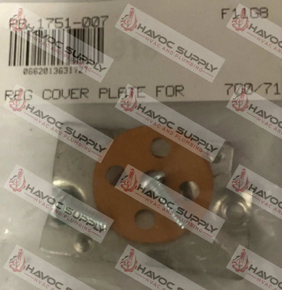 1751-007 - GAS VALVE LP REGULATOR COVER PLATE - SO - HAVOC SUPPLY, LLC