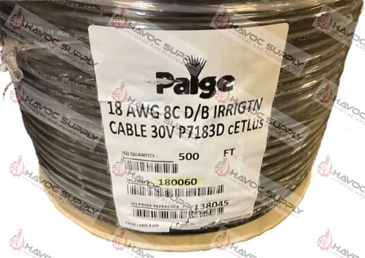 18/8 X 500FT SPRINKLER WIRE PER ROLL - HAVOC SUPPLY, LLC