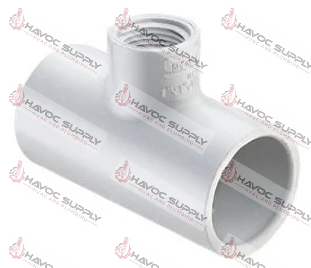 1X1X34PVCT SXSXFIP - 1" X 1" X 3/4" PVC SCH40 TEE SLIPXSLIPXFIP - HAVOC SUPPLY, LLC