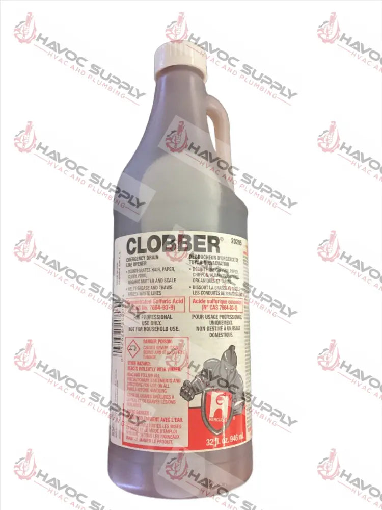 20205 - CLOBBER DRAIN CLEANER QUART - HAVOC SUPPLY, LLC