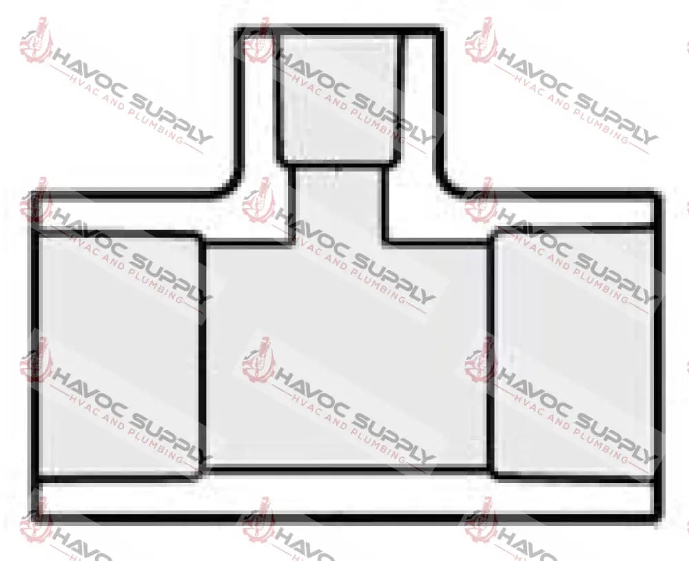 212X212X114PVCT SXSXS - 2-1/2" X 2-1/2" X 1-1/4" PVC SCH40 TEE SXSXS - NR - HAVOC SUPPLY, LLC