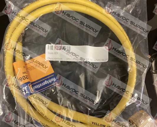 22060 - YELLOW JACKET 5FT YELLOW REFRIGERANT HOSE - HAVOC SUPPLY, LLC