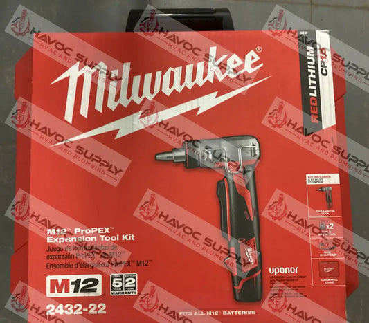 2532-22 - MILWAUKEE 1/2"-1" WIRSBO EXPANDER SET - HAVOC SUPPLY, LLC