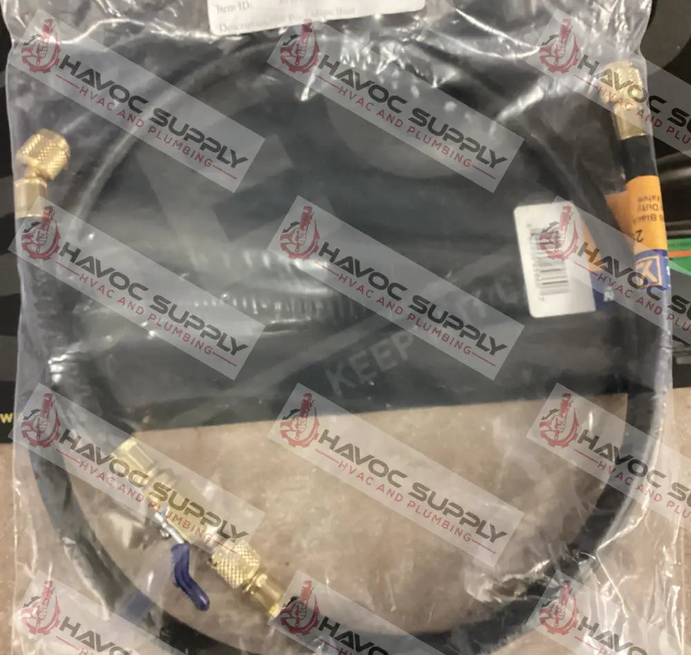 25860 - BLACK VACUUM HOSE WITH VALVE - HAVOC SUPPLY, LLC