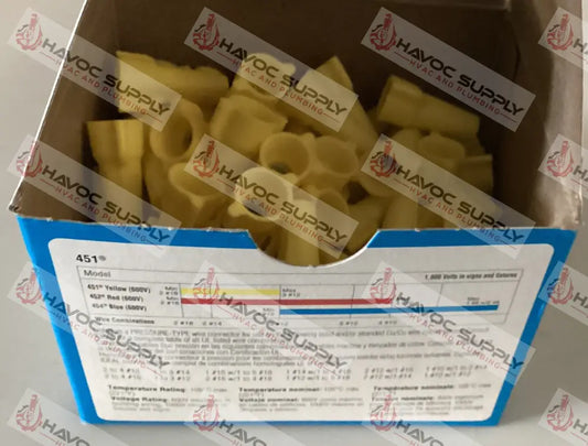 25938 - YELLOW WIRE NUT - 100/BOX - HAVOC SUPPLY, LLC