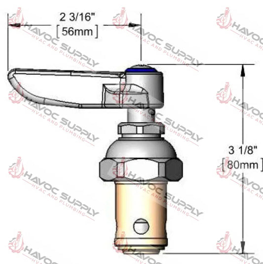 2711-40NS - T&S ETERNA COLD SPINDLE ASSEMBLY - HAVOC SUPPLY, LLC