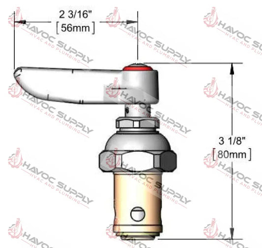 2712-40 - T&S ETERNA HOT SPINDLE ASSEMBLY - HAVOC SUPPLY, LLC