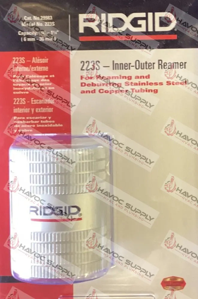 29983 - RIDGID IN/OUT PIPE REAMER TOOL 1/4"-1/1/4" - HAVOC SUPPLY, LLC