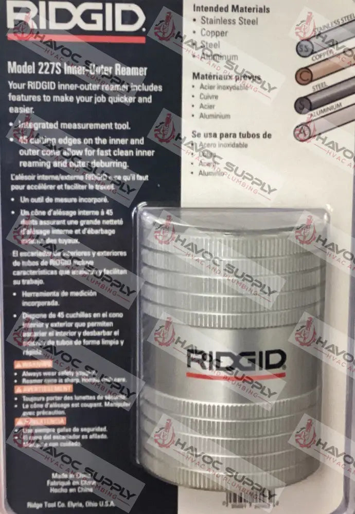 29993 - RIDGID IN/OUT PIPE REAMER TOOL 1/2"-2" - HAVOC SUPPLY, LLC