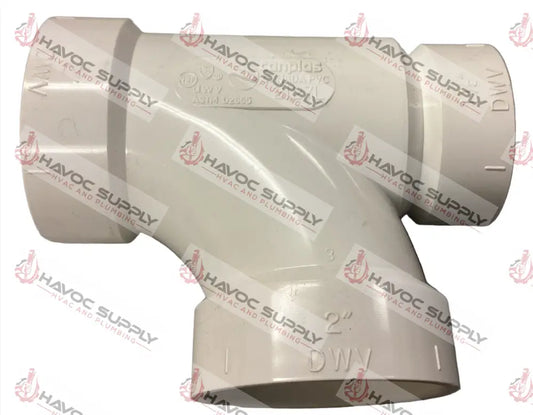 2X112X2DWVST - 2" X 1-1/2" X 2" DWV SANITARY REDUCING TEE SLIPXSLIPXSLIP - HAVOC SUPPLY, LLC