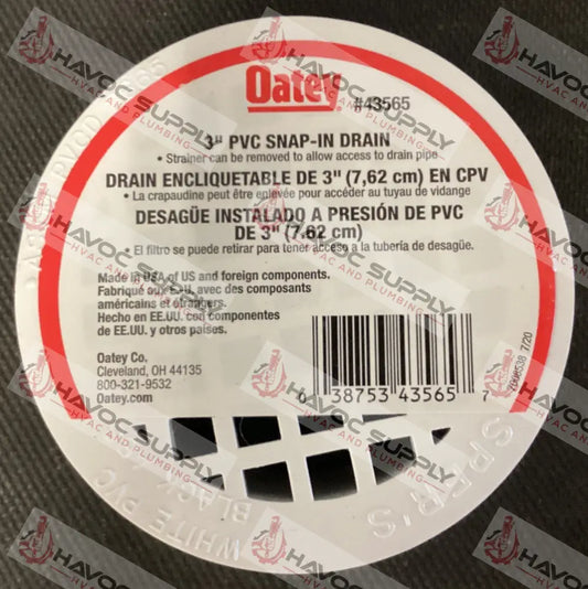 3" PVC INSIDE PIPE DRAIN SNAP IN - HAVOC SUPPLY, LLC