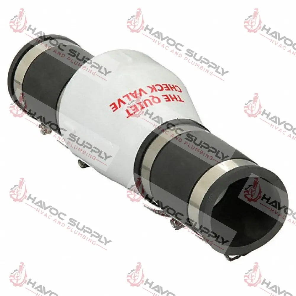 30-0243 - ZOELLER 2’’ PVC SUMP CHECK VALVE WITH RUBBER COUPLINGS PLUMBING SUPPLIES