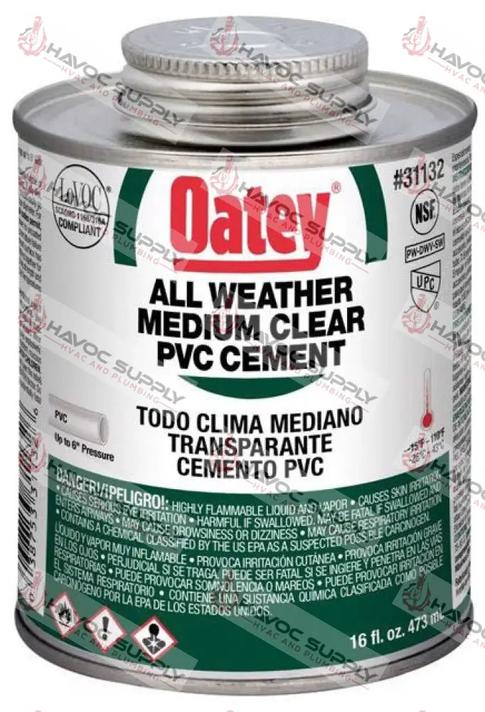 31132 - OATEY ALL WEATHER 16OZ - HAVOC SUPPLY, LLC