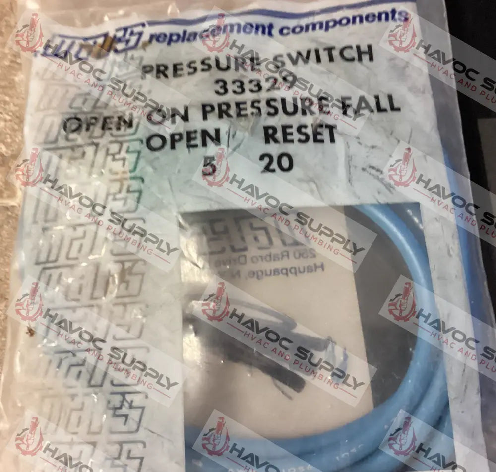 33329 - LOW PRESSURE SWITCH 5/20# - SO - HAVOC SUPPLY, LLC