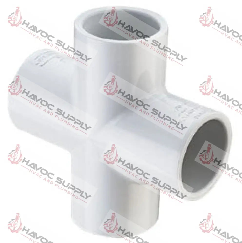 114PVC CROSS - 1-1/4" PVC SCH40 CROSS SLIPXSLIPXSLIPXSLIP - HAVOC SUPPLY, LLC