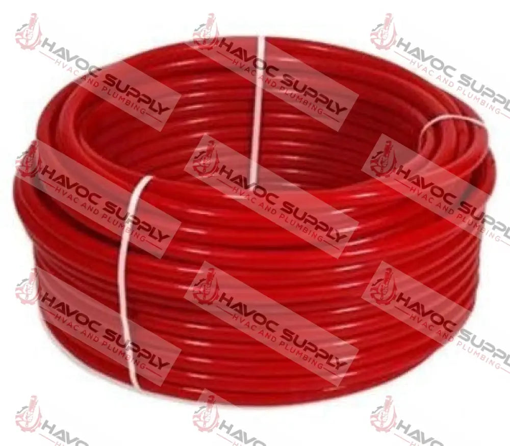 34X100 - 3/4" X 100FT WIRSBO TUBING ROLL RED COLOR - HAVOC SUPPLY, LLC