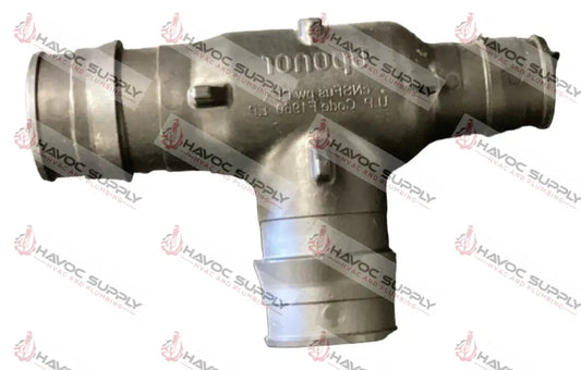 34X12X34WBT - 3/4" X 1/2" X 3/4" WIRSBO PLASTIC REDUCING TEE - HAVOC SUPPLY, LLC