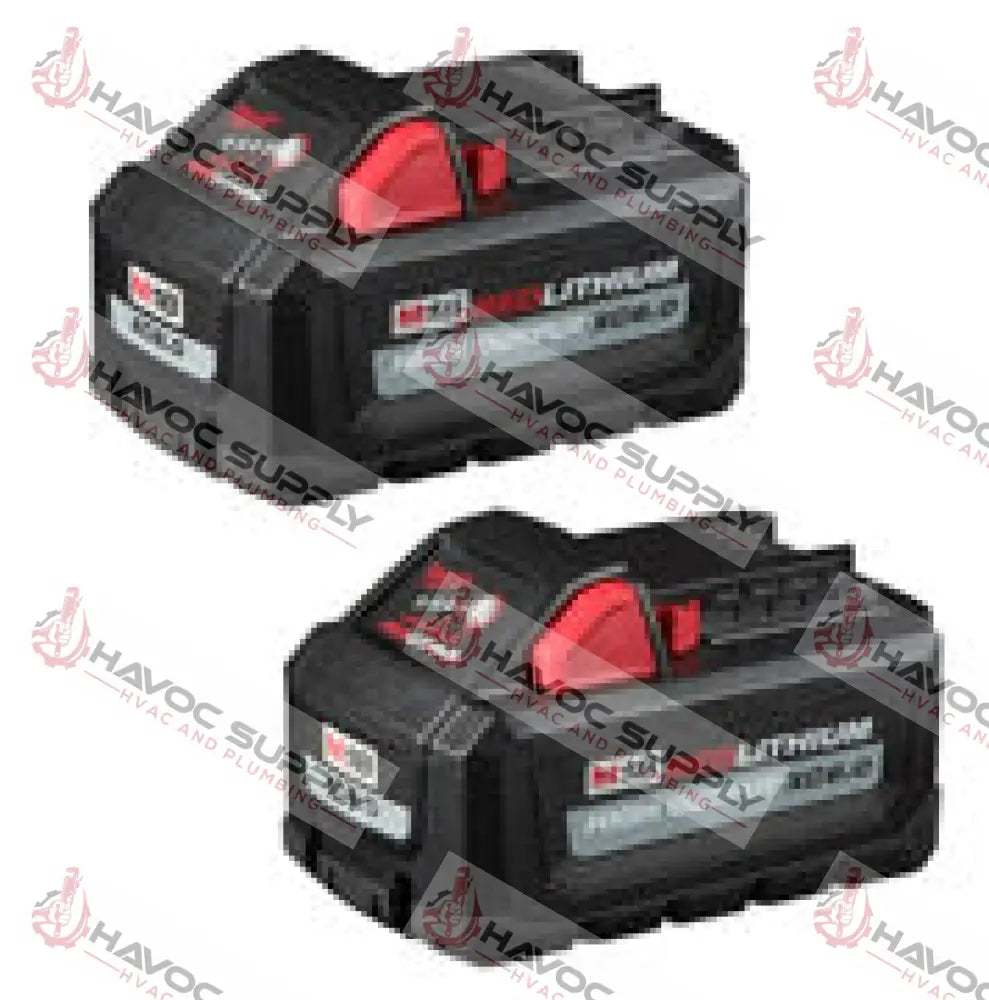 48-11-1862 - MILWAUKEE M18 6.0AH BATTERY 2PK - HAVOC SUPPLY, LLC