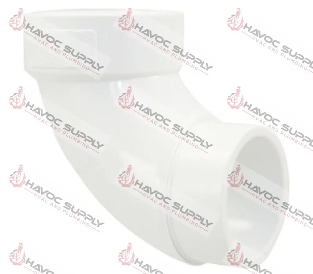 4DWVL90S - 4" DWV 90 DEGREE STREET ELBOW SLIPXSPIGOT - HAVOC SUPPLY, LLC