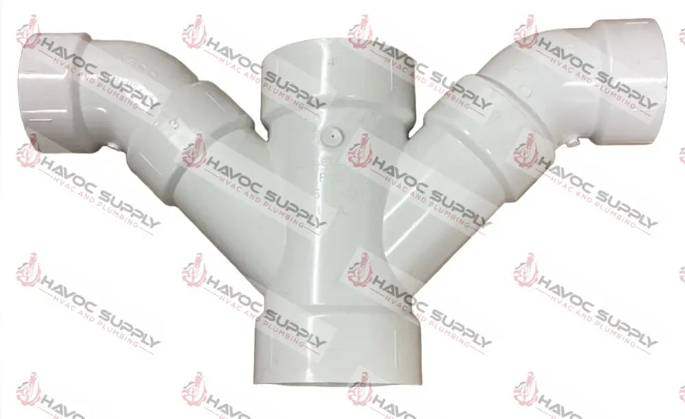 4X4X3X3DWVDBLY COMBO - 4" X 4" X 3" X 3" DWV DOUBLE COMBO WYE - HAVOC SUPPLY, LLC