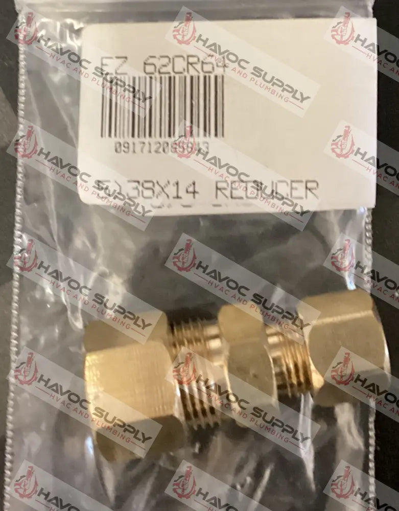 62CR64 - 3/8 X 1/4 BRASS COMP UNION - HAVOC SUPPLY, LLC