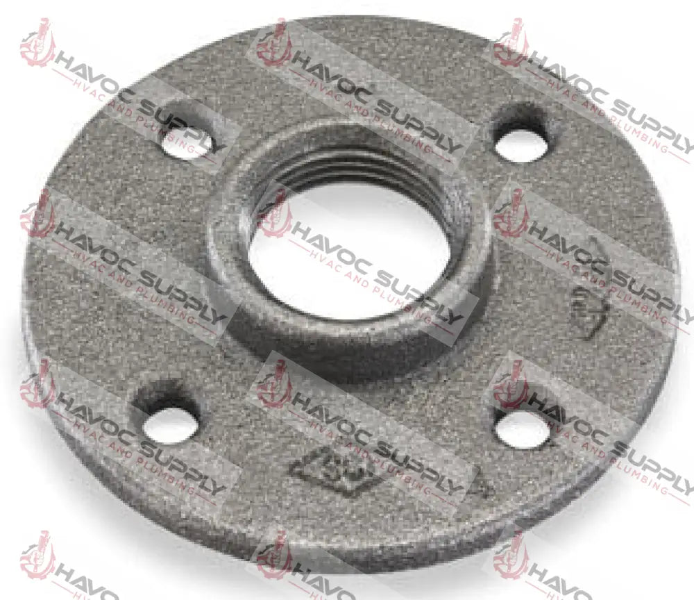 65693 - 3/4" BLACK IRON FLOOR FLANGE - HAVOC SUPPLY, LLC