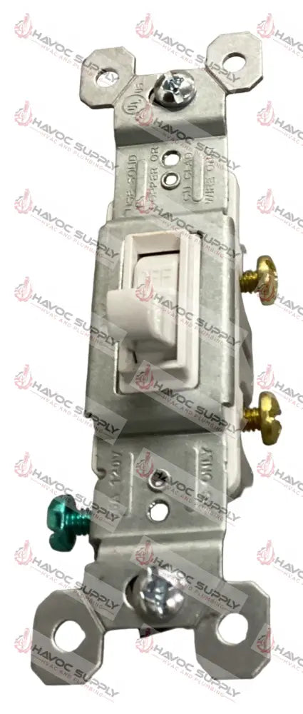 660WG - 15 AMP SWITCH WHITE - HAVOC SUPPLY, LLC