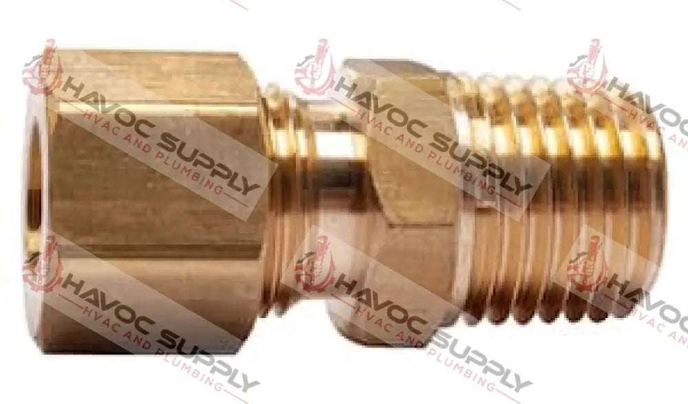 68C4B - 1/4" COMPRESSION X 1/4" MPT BRASS MALE ADAPTER - HAVOC SUPPLY, LLC