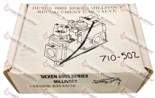 710-502 - MILLIVOLT GAS VALVE - HAVOC SUPPLY, LLC