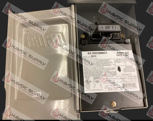 80315 - 2 POLE 60 AMP A/C DISCONNECT - HAVOC SUPPLY, LLC