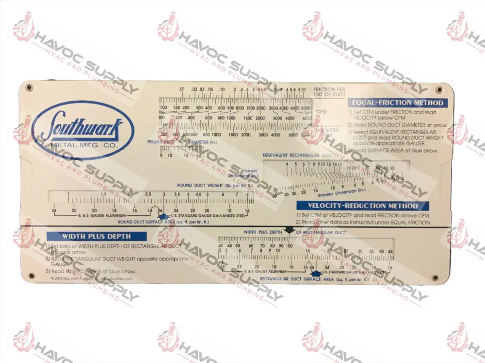 8725 - DUCT CALCULATOR - HAVOC SUPPLY, LLC