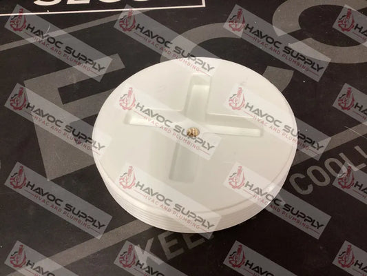 878-40 - 4" DWV THREADED PLUG - TAPPED FOR COVER - HAVOC SUPPLY, LLC