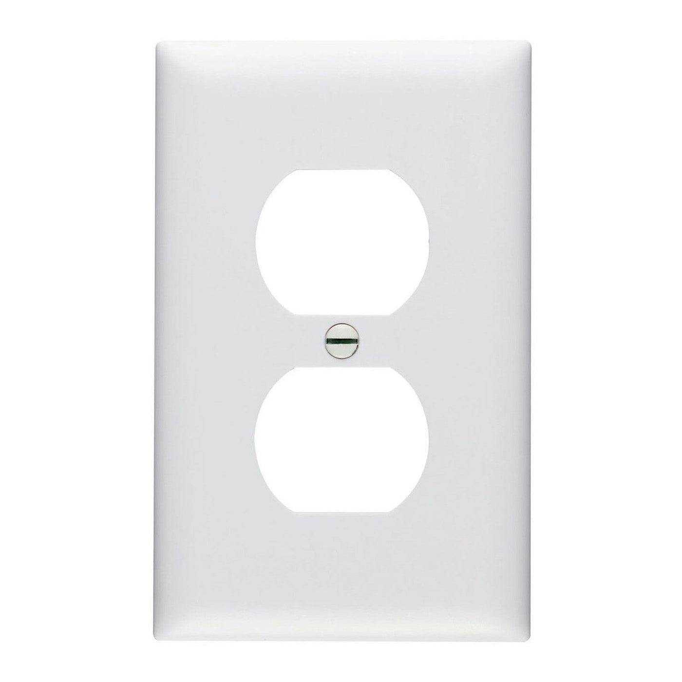 SP8W - WHITE DUPLEX OUTLET COVER