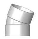 6SDR35L22 - 6" SDR35 22 1/2" DEGREE ELBOW SXS - SPECIAL ORDER ITEM