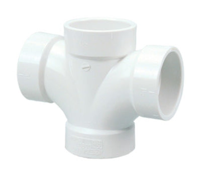 2DWVDBST - 2" DWV DOUBLE SANITARY TEE SLIPXSLIPXSLIPXSLIP
