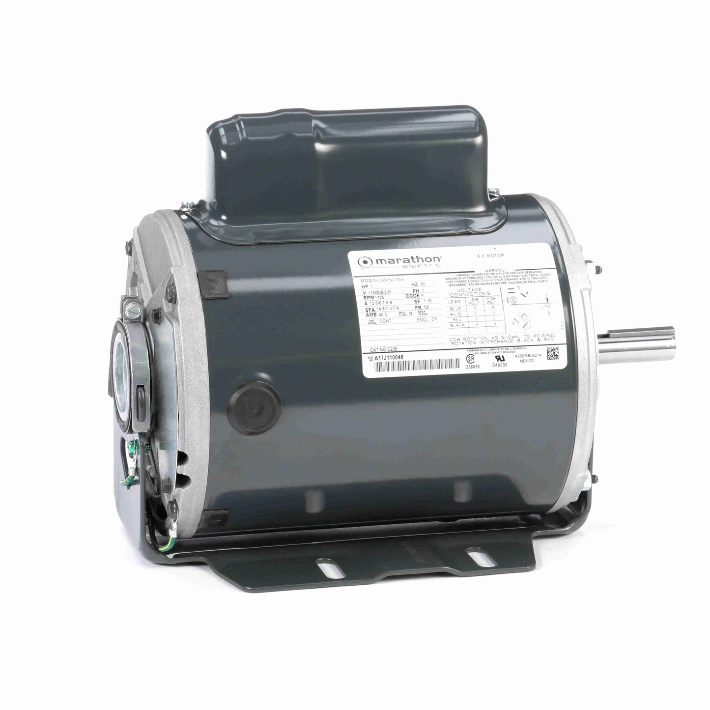 C235 - 1HP EXHAUST FAN MOTOR - SPECIAL ORDER ITEM