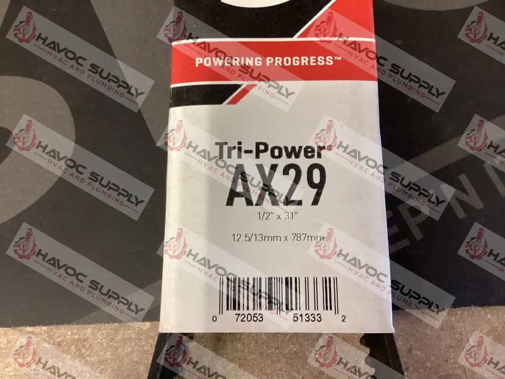 AX29 - V BELT - HAVOC SUPPLY, LLC