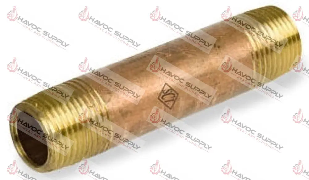 B112N4 - 1-1/2" X 4" BRASS PIPE NIPPLE - SO - HAVOC SUPPLY, LLC