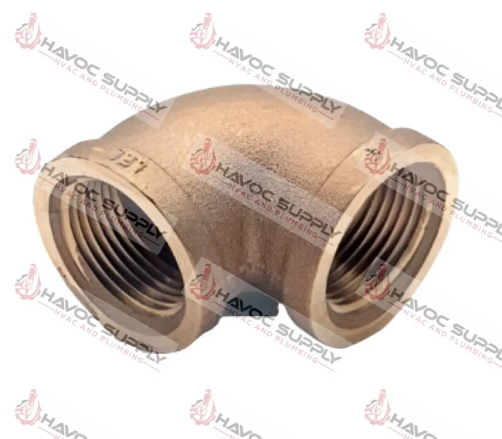B12L90 - 1/2" BRASS 90 DEGREE PIPE ELBOW - HAVOC SUPPLY, LLC