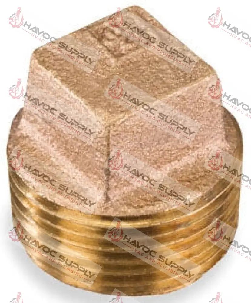 B12PLUG - 1/2" BRASS PIPE PLUG - HAVOC SUPPLY, LLC