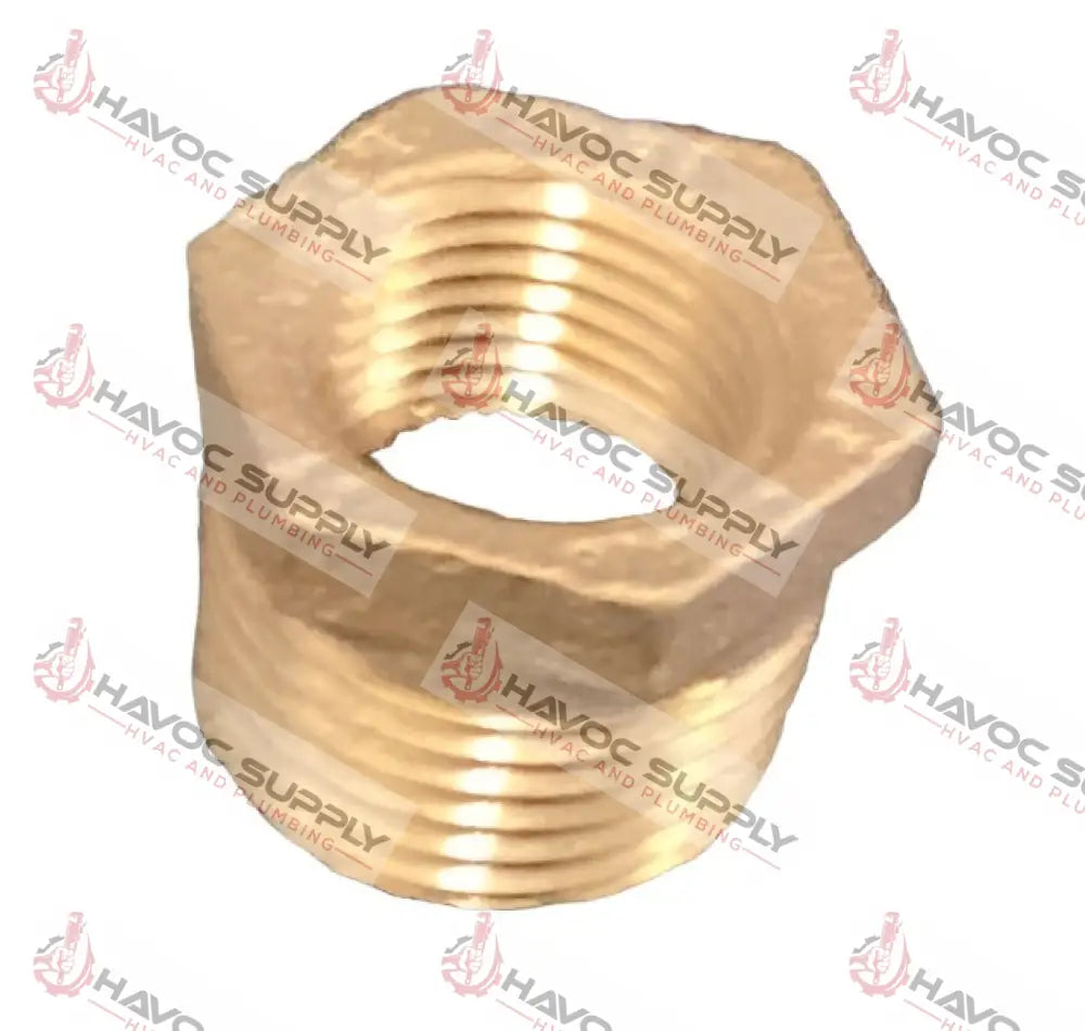B12X38BUSH - 1/2" X 3/8" BRASS PIPE BUSHING - HAVOC SUPPLY, LLC