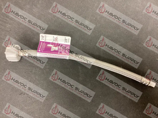 B1T12- BRASSCRAFT 3/8" FEMALE COMPRESSION X 7/8" BALLCOCK X 12" LENGTH - HAVOC SUPPLY, LLC