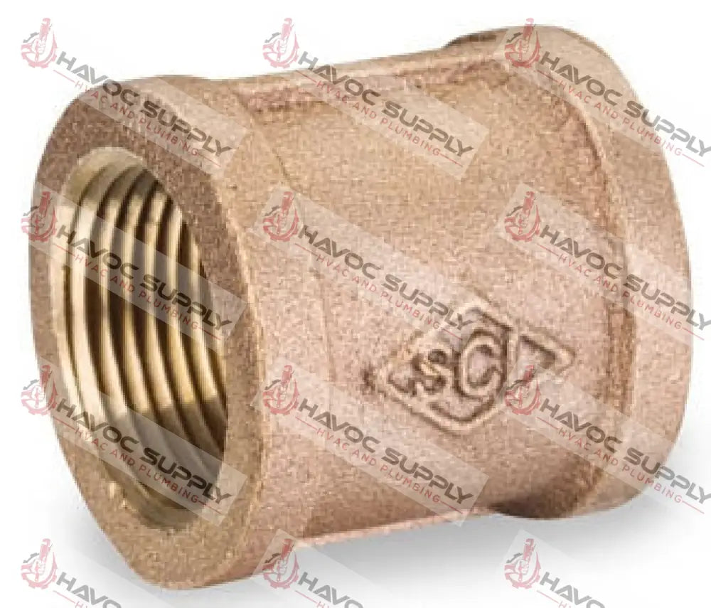 B34CO - 3/4" BRASS PIPE COUPLING - HAVOC SUPPLY, LLC