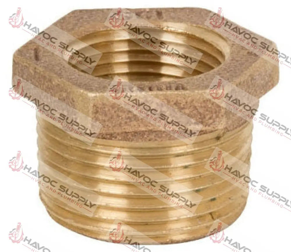 B34X12BUSH - 3/4" X 1/2" BRASS PIPE BUSHING - HAVOC SUPPLY, LLC