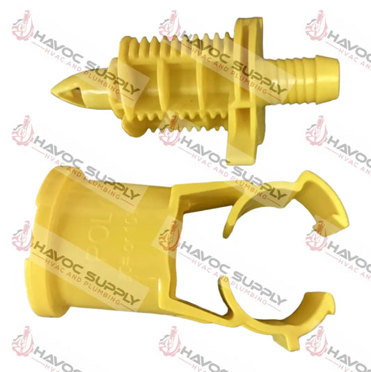 BS9000 - 1" X 1/2" TOM KING SADDLE POLY X FUNNY PIPE - PER EACH - HAVOC SUPPLY, LLC