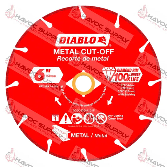 DDD060DIA101F - DIABLO 6" DIAMOND DISC - HAVOC SUPPLY, LLC