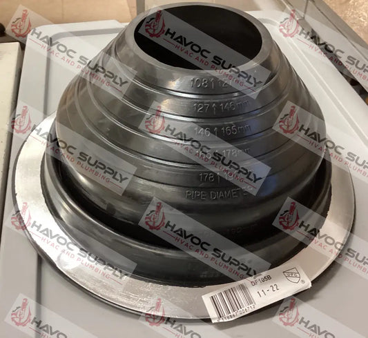 DF105B - EPDM FLASHING #5 ROUND - 4-1/4" - 7-1/2" DIAMETER - HAVOC SUPPLY, LLC